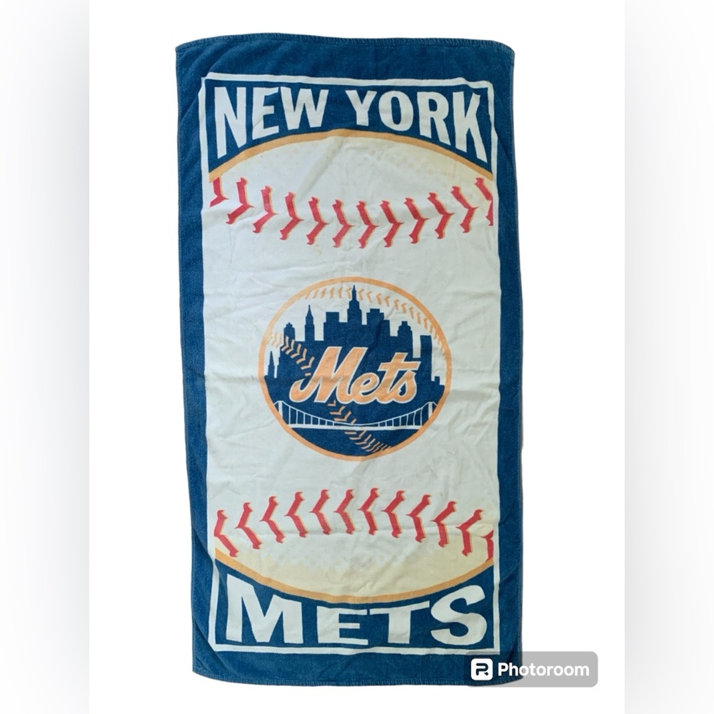 Y2K New York Mets Beach Towel Baseball MLB NYM